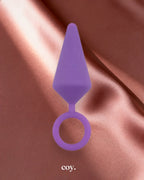 Aeystheter Collection Candy Butt Plug 5.1 Inch — Purple — Coy