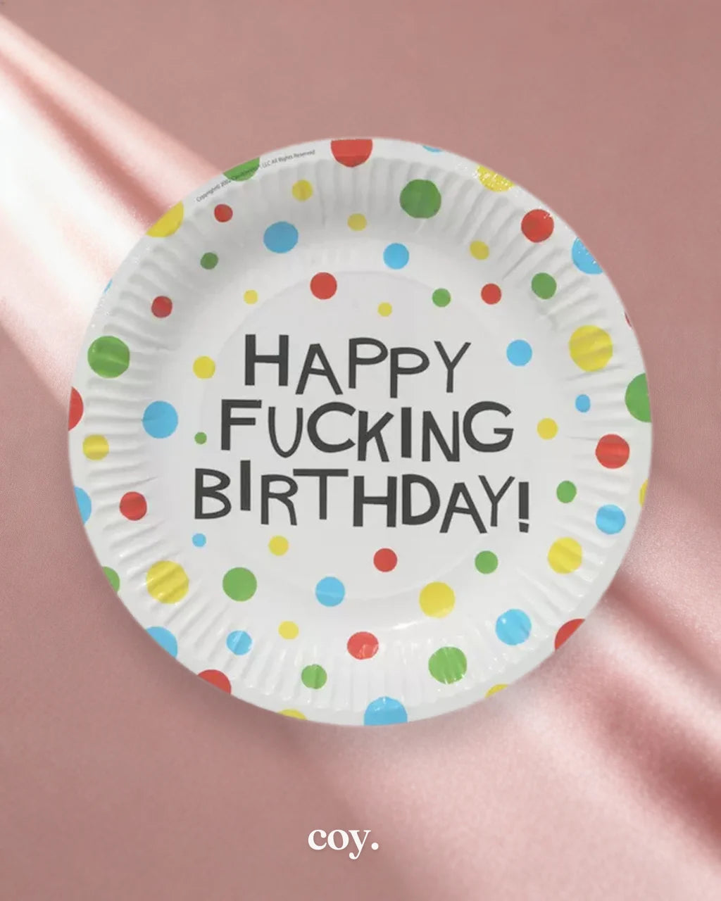 Little Genie X-Rated Birthday Plates (7") Novelty — Coy