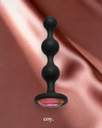 Booty Bling Jewelled Wearable Silicone Anal Beads Plug — Coy