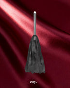 Shots Toys Metal Steel Handle Flogger — Black — Coy