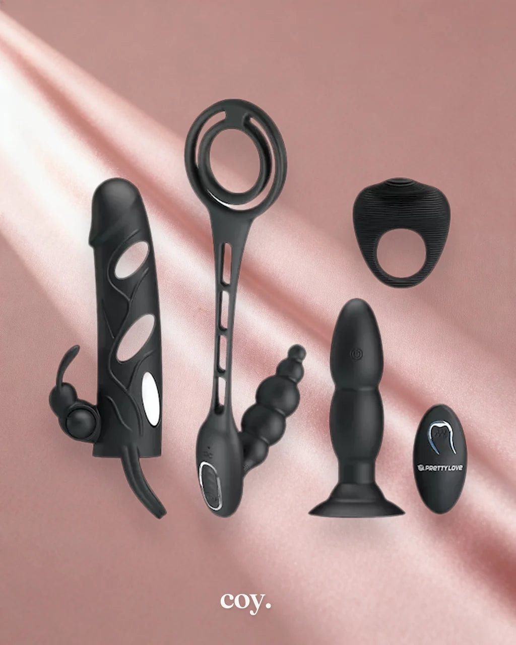 Aeystheter Collection Master Hunter Vibrator Kit — Black — Coy