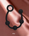 Aeystheter Collection P Storm Anal Beads 13 Inch — Black — Coy
