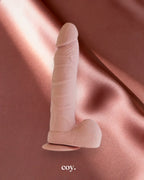 Share Satisfaction Nood Realistic Dildo with Balls 9.8 Inch — Coy