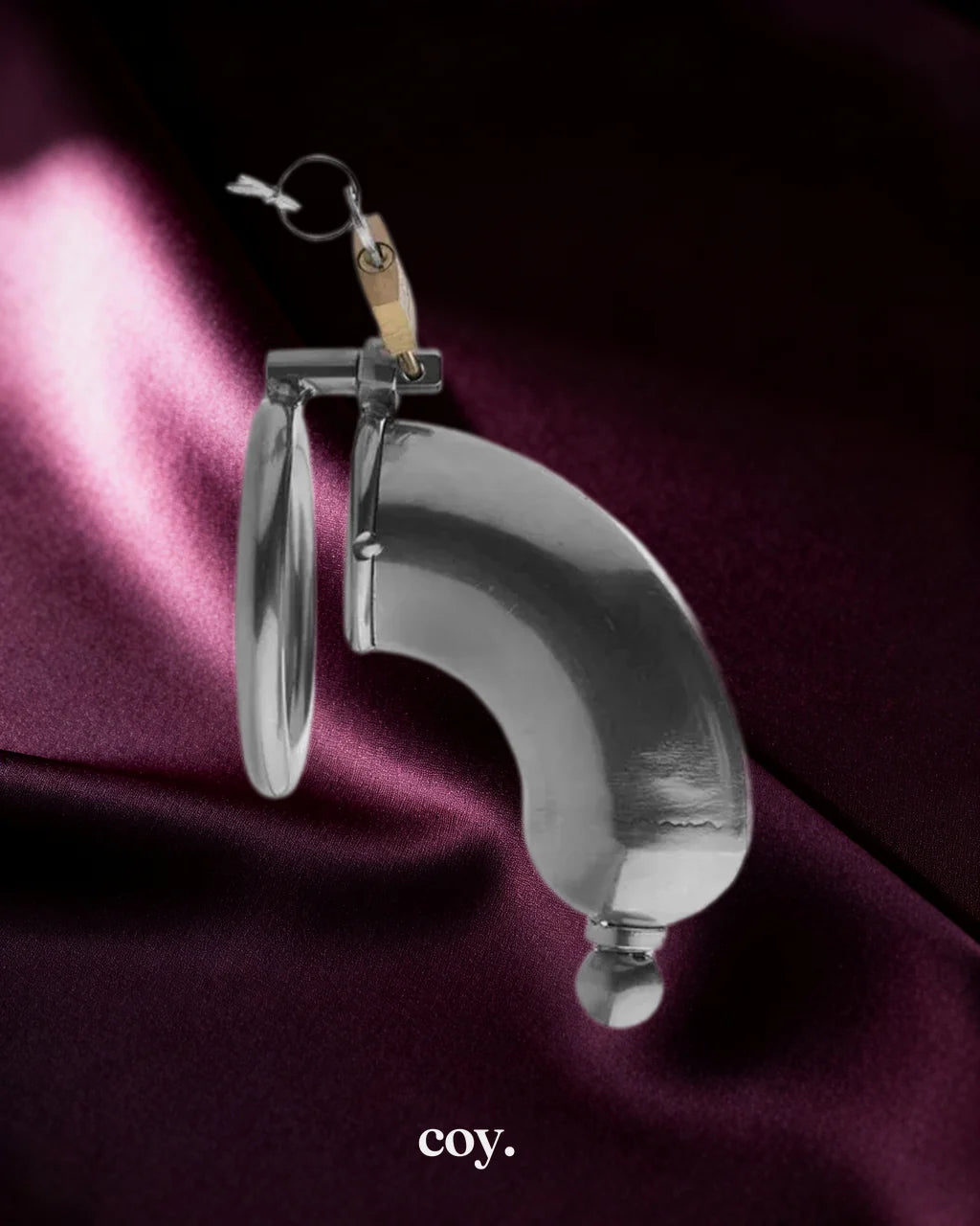 Chastity Cage With Urethral Insert — Coy