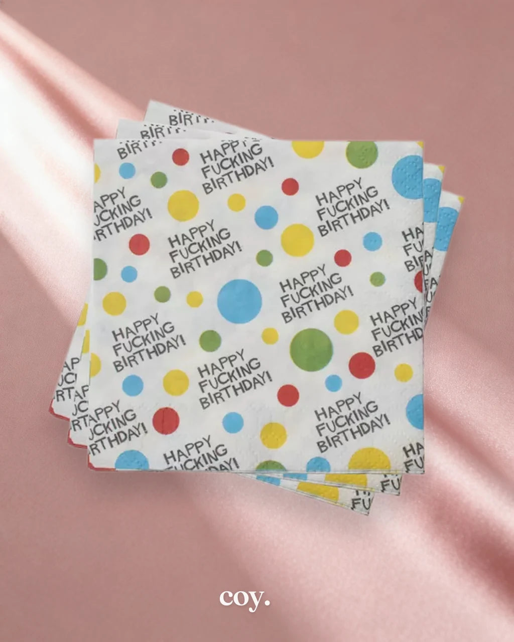 Little Genie X-Rated Birthday Napkins 2 Ply Novelty — Coy