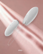 Ovo R1 Rechargeable Remote Love Egg — White — Coy