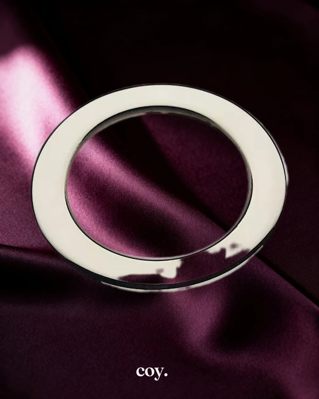 Share Satisfaction Kink Range Stainless Steel Cock Ring 38 MM — Silver — Coy
