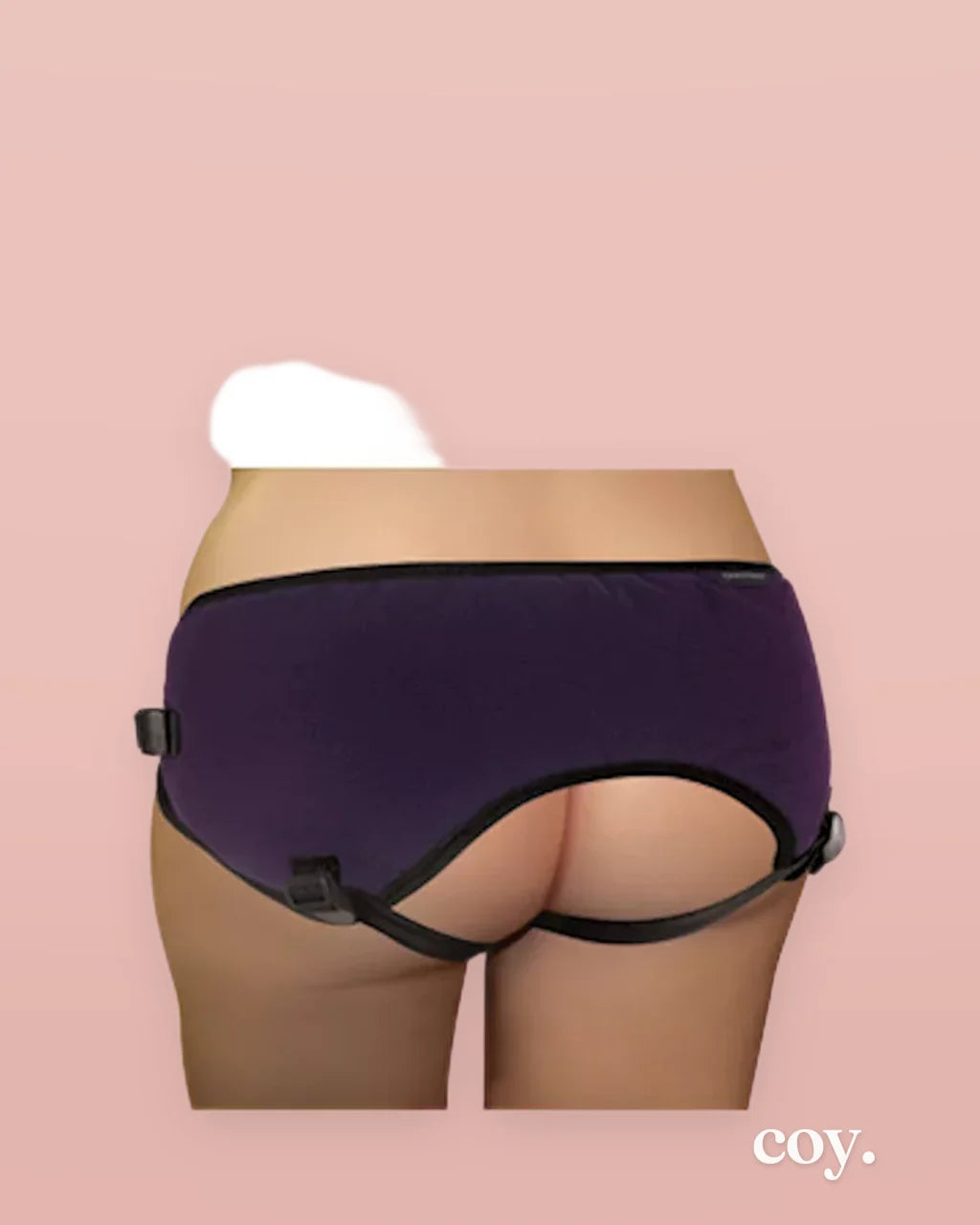 Plus Size Beginners Purple Strap-On — Coy