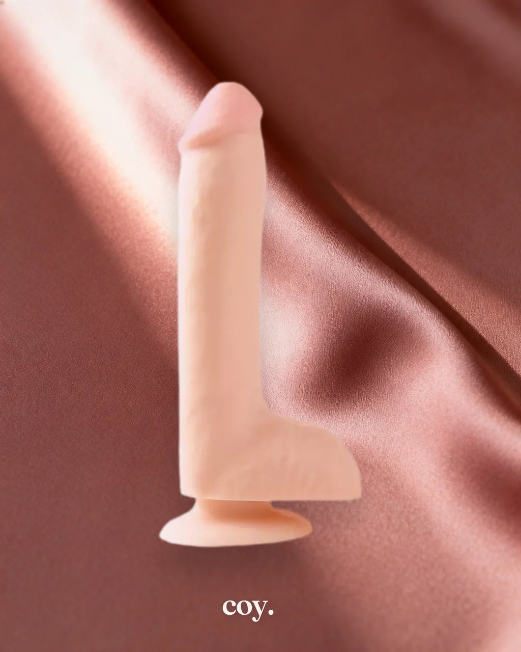 Basix 8 Inch Suction Cup Dildo — Coy