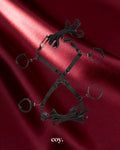 Scandal Over the Bed Cross Restraint — Black — Coy