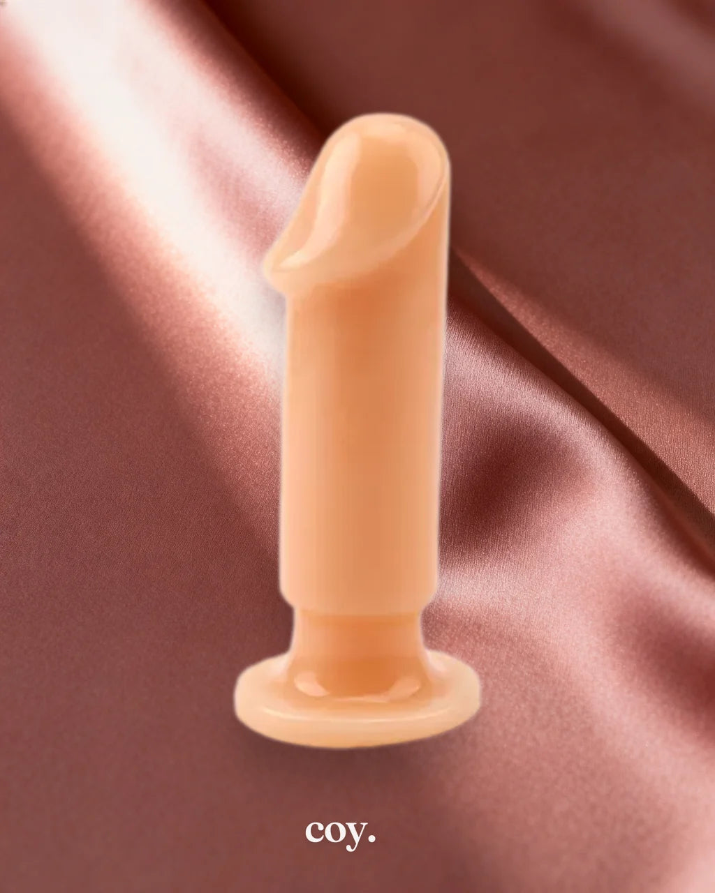 Amore Slim Suction Cup Dildo 4.7 Inch — Coy
