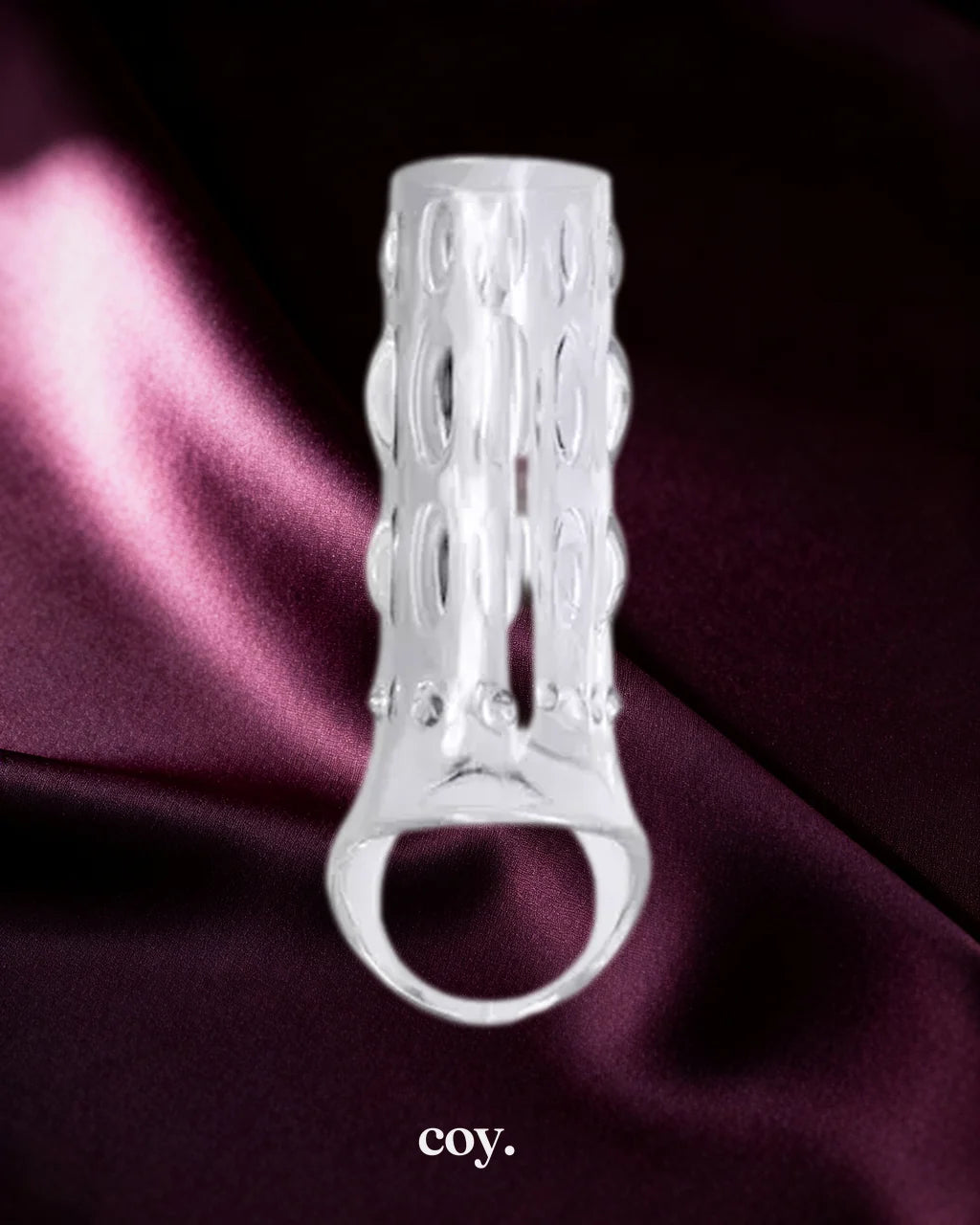 Renegade Power Cage Clear Penis Sleeve — Coy
