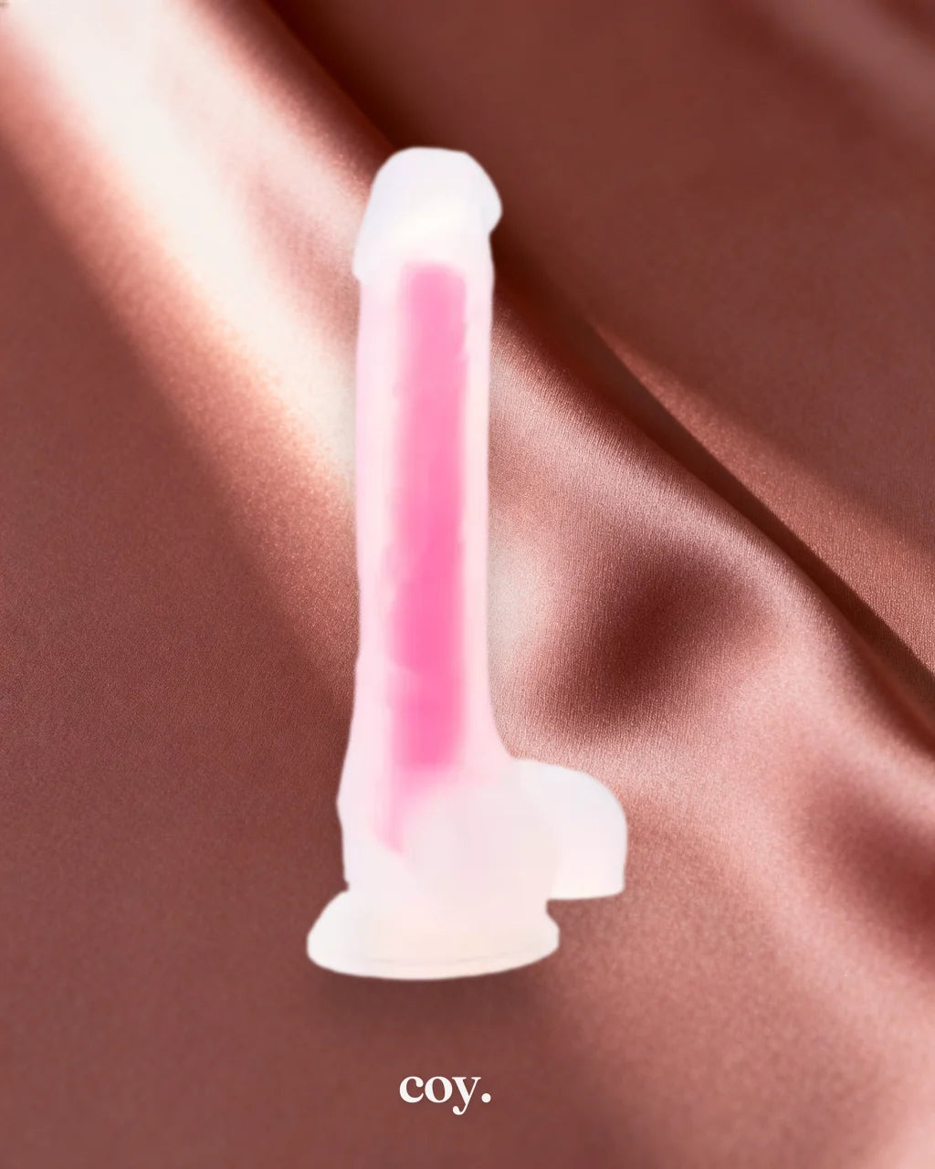 Share Satisfaction Nood Colours Glow in the Dark Dildo 6.3 Inch — Coy
