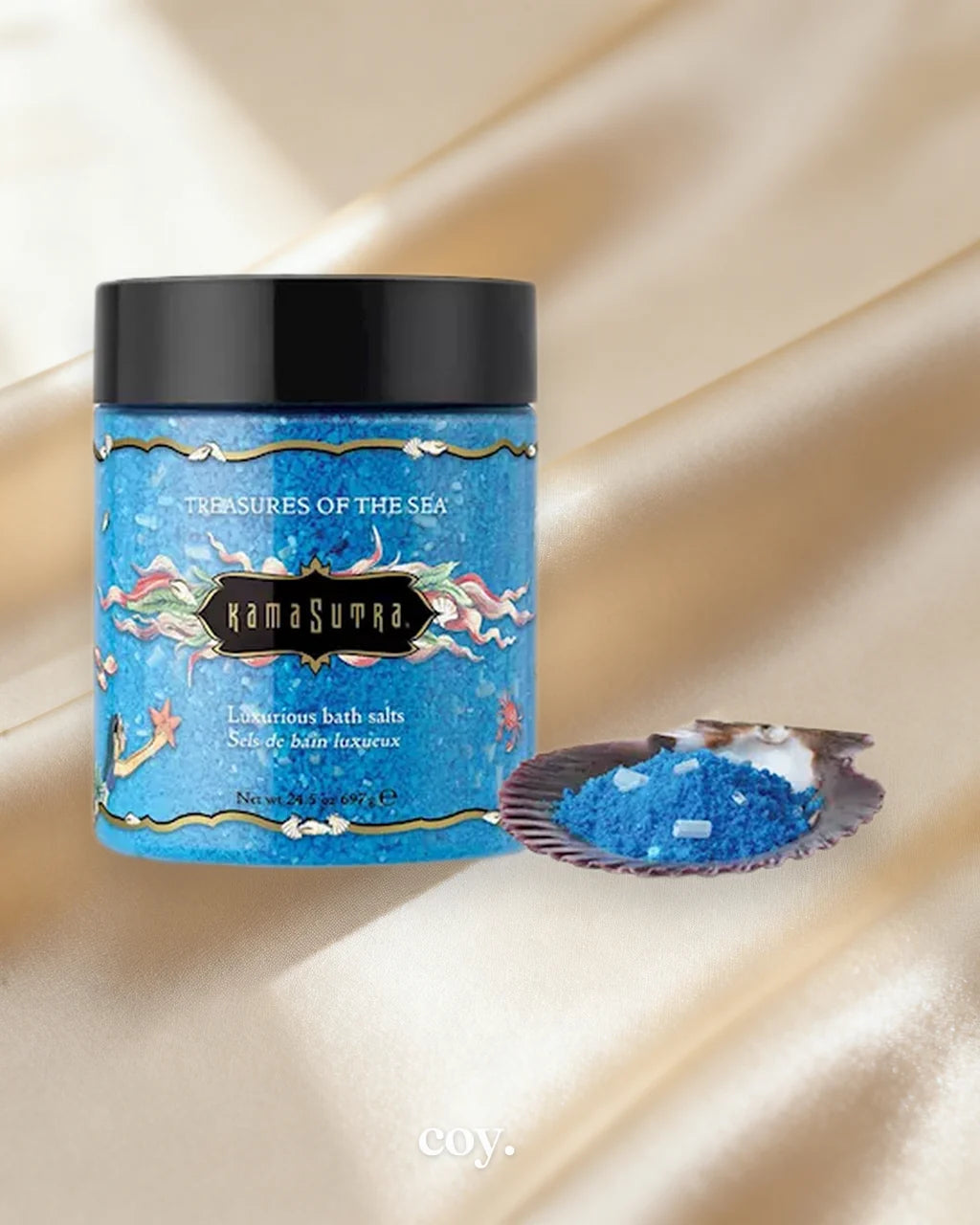 Kama Sutra Treasures of the Sea Body Play Edible — Blue — Coy