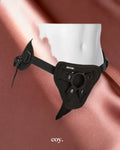 Vac-U-Lock Platinum Corset Harness with Plug — Black — Coy