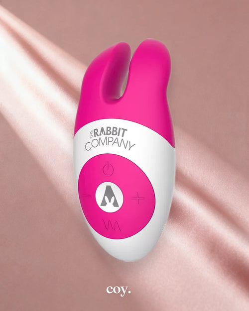 The Lay-On Rabbit Clit Vibrator — Hot Pink