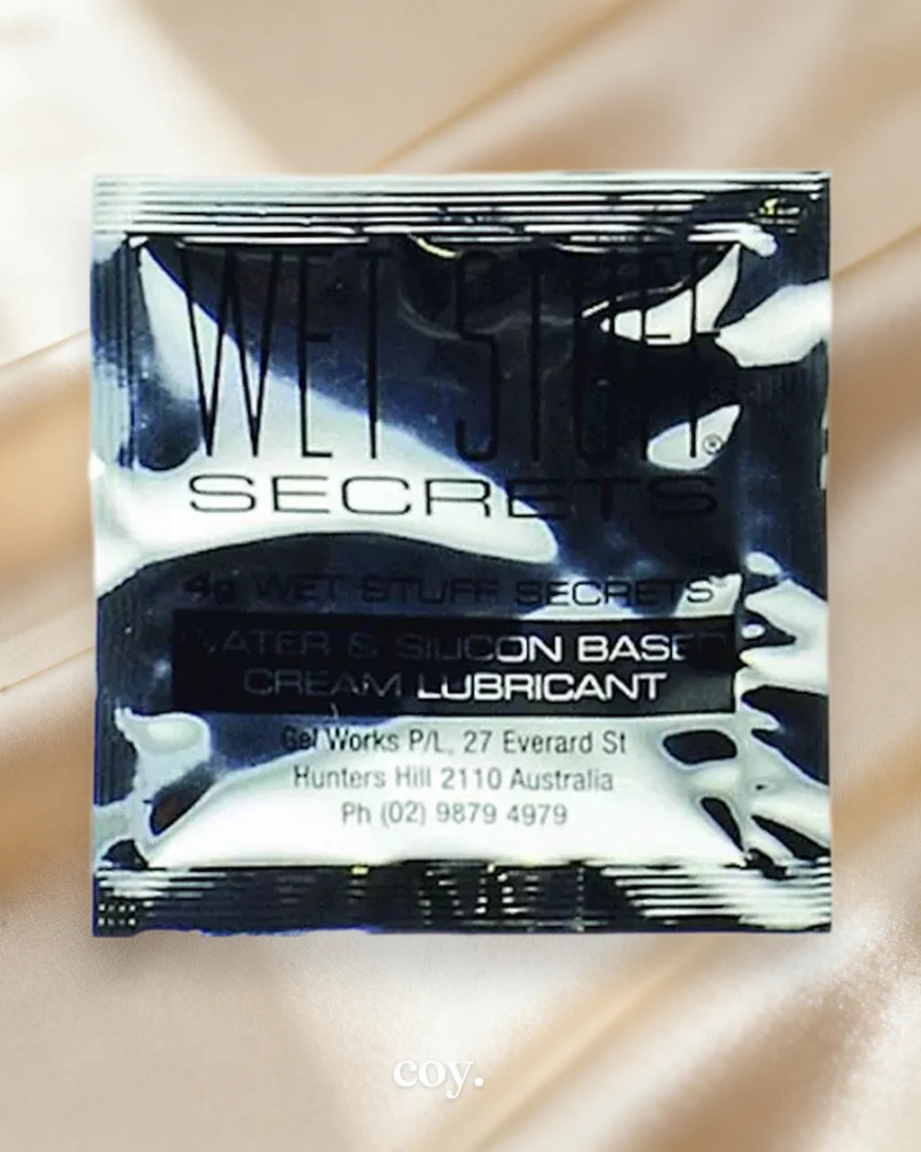 Wet Stuff Secrets 4g Sachet 4 G Silicone Lube — Coy