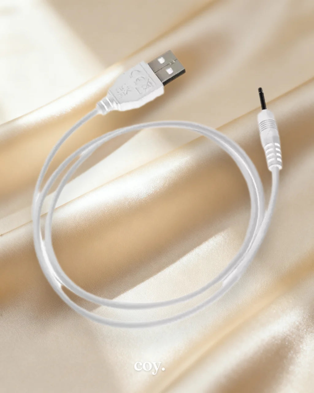 Share Satisfaction USB Pin Charger — Coy