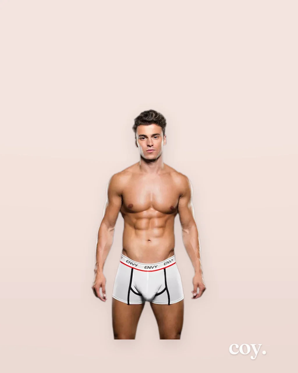 Envy Logo Elastic Lowrise Mesh Trunk M L — Coy