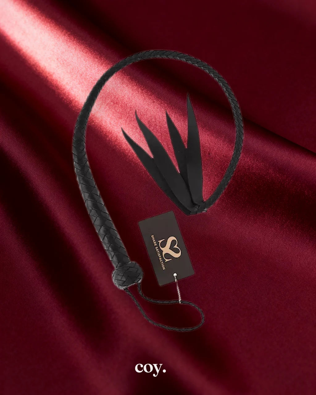 Bound X Heavy Duty Leather Lotus Whip — Coy