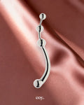 Kink Range Tri Ball P Spot Prostate Massager 7.8 Inch — Coy