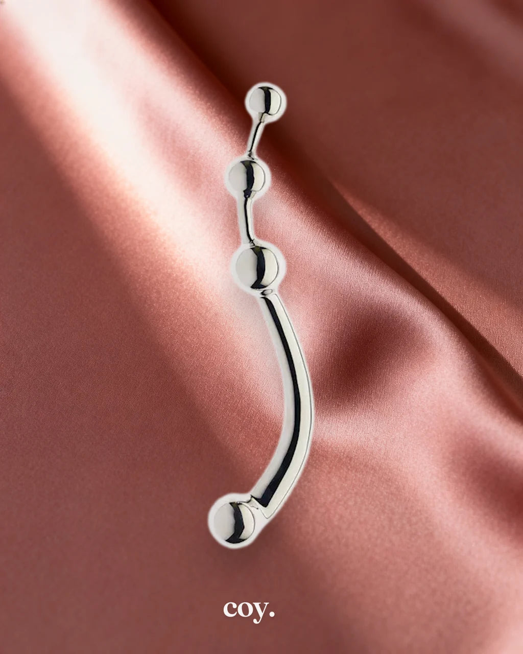 Kink Range Tri Ball P Spot Prostate Massager 7.8 Inch — Coy