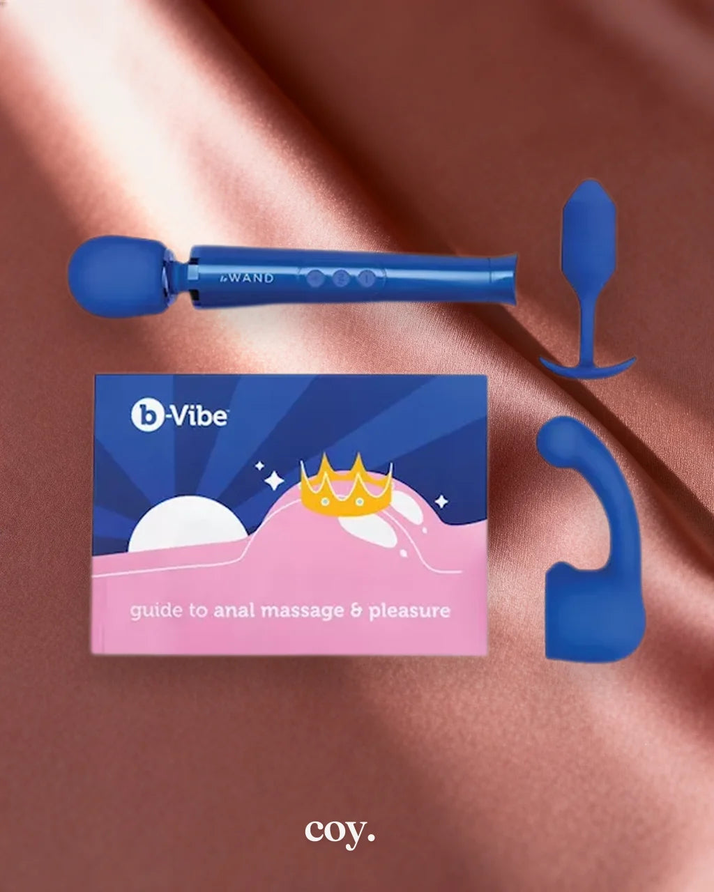 B-Vibe X Le Wand Anal Massage & Education Set — Coy