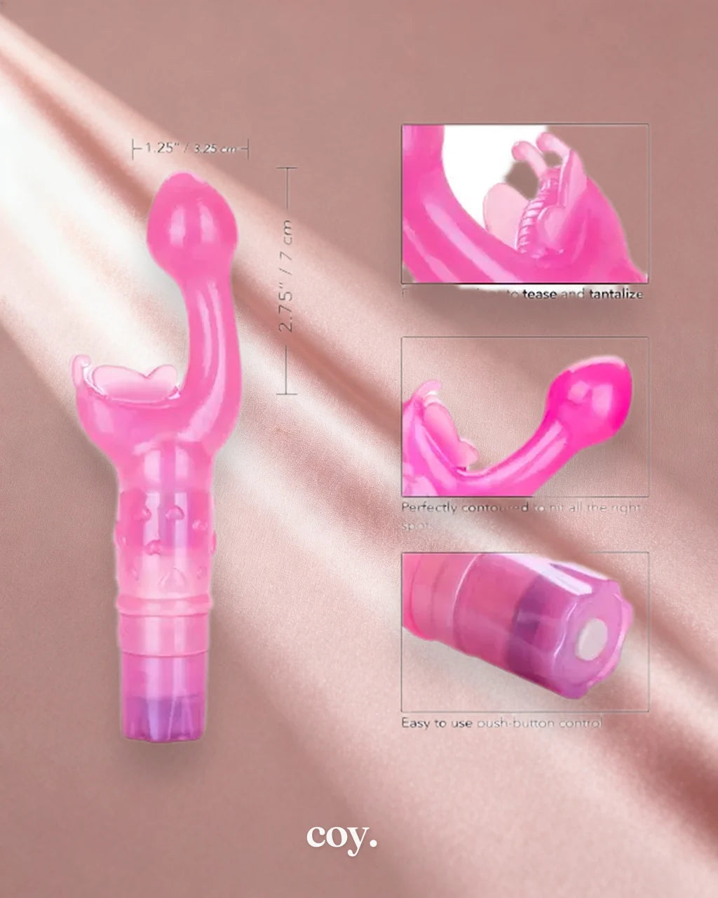 Butterfly Kiss Vibrator — Coy