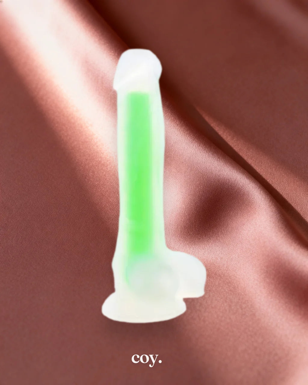Share Satisfaction Nood Colours Glow in the Dark Dildo 5.9 Inch — Coy