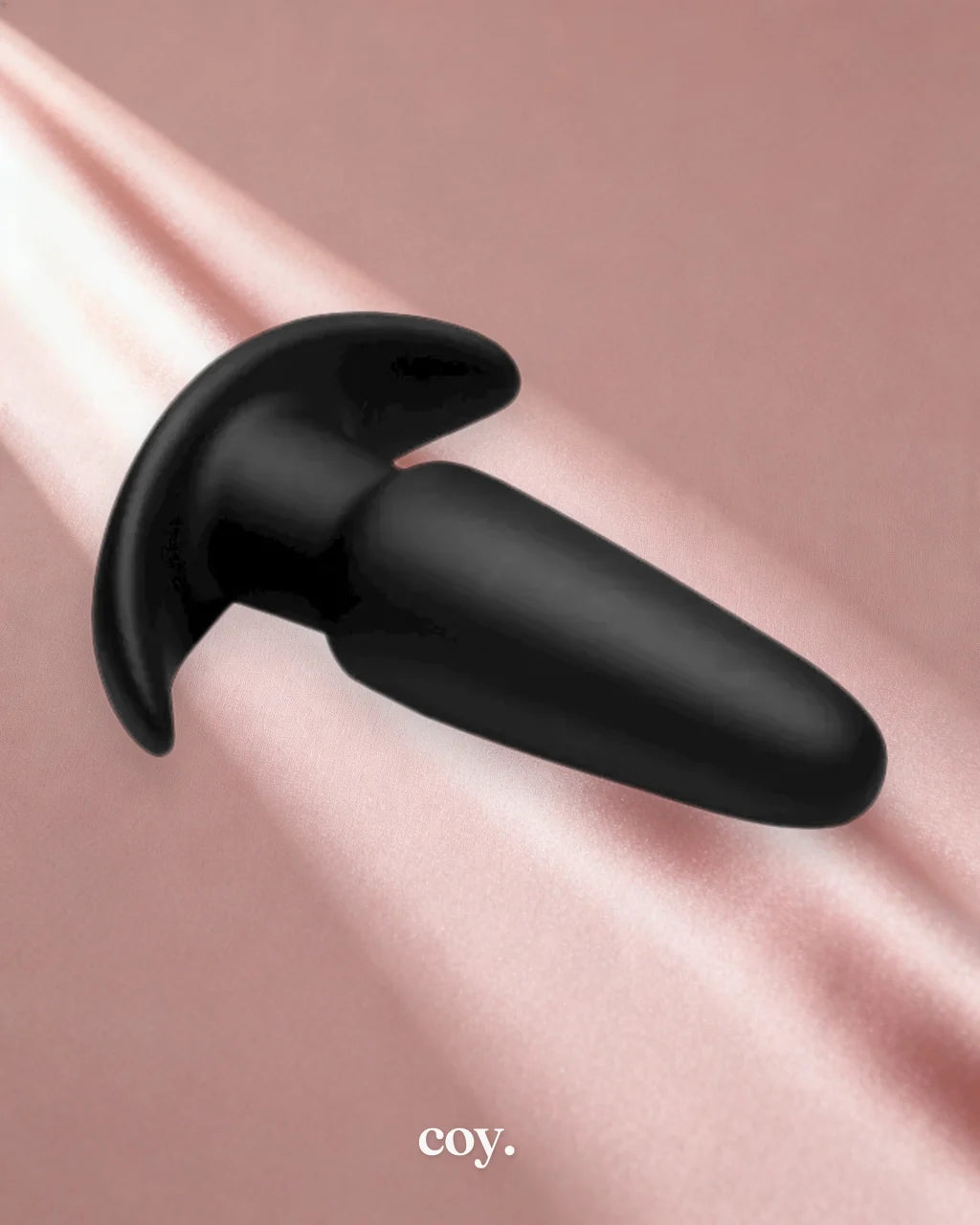 7x Remote Control Silicone Butt Plug 5.25 Inch — Black — Coy