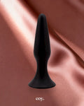 Aeystheter Collection Silicone Butt Plug 4.5 Inch — Black — Coy