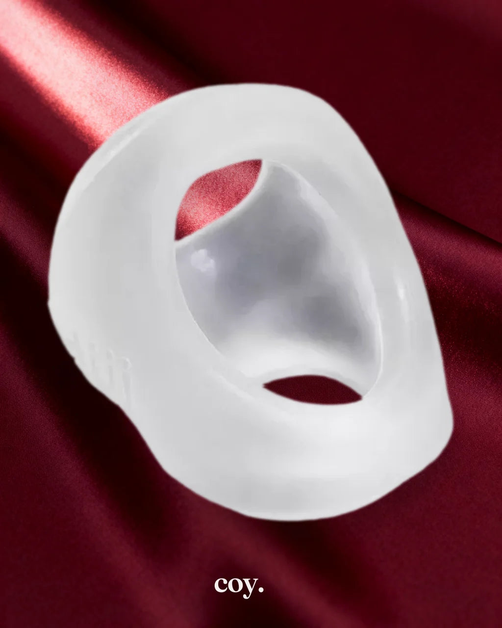 OxBalls Clutch Cock and Ballsling CBT Toy — Clear — Coy