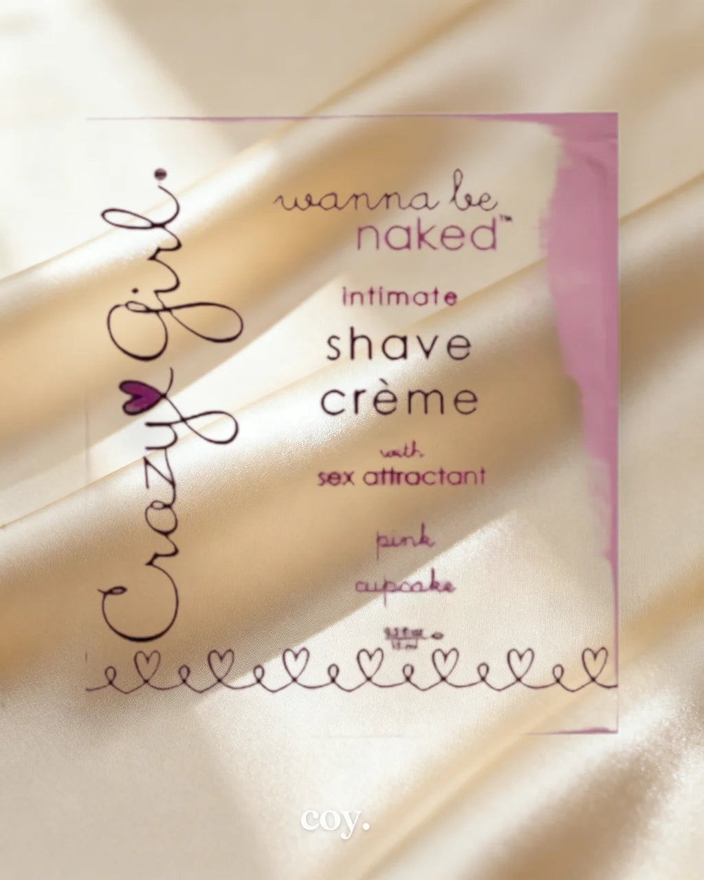 Crazy Girl Shave Cr??Me  Cupcake — Coy