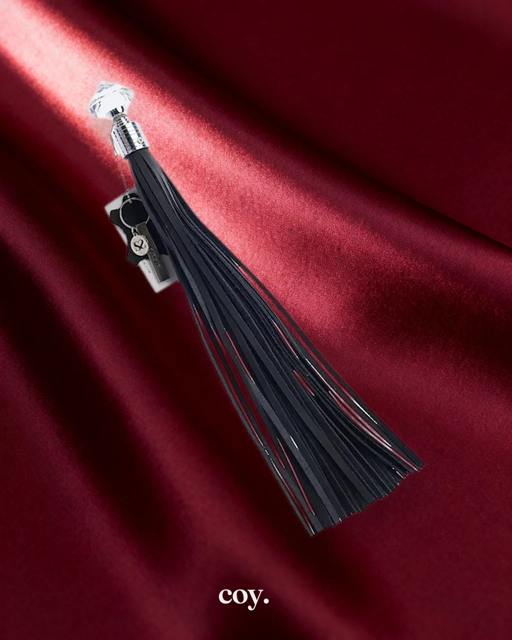 Bound X Diamond Handle Flogger — Coy