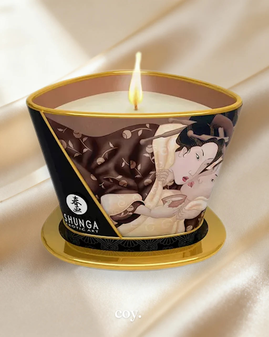 Shunga Massage Candle Chocolate 170 Ml — Coy