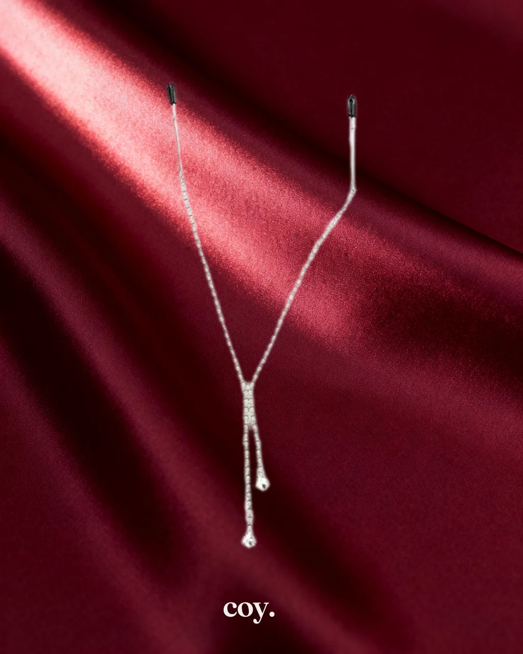 Sportsheets Nipple Clamps with Teardrop Crystals — Coy
