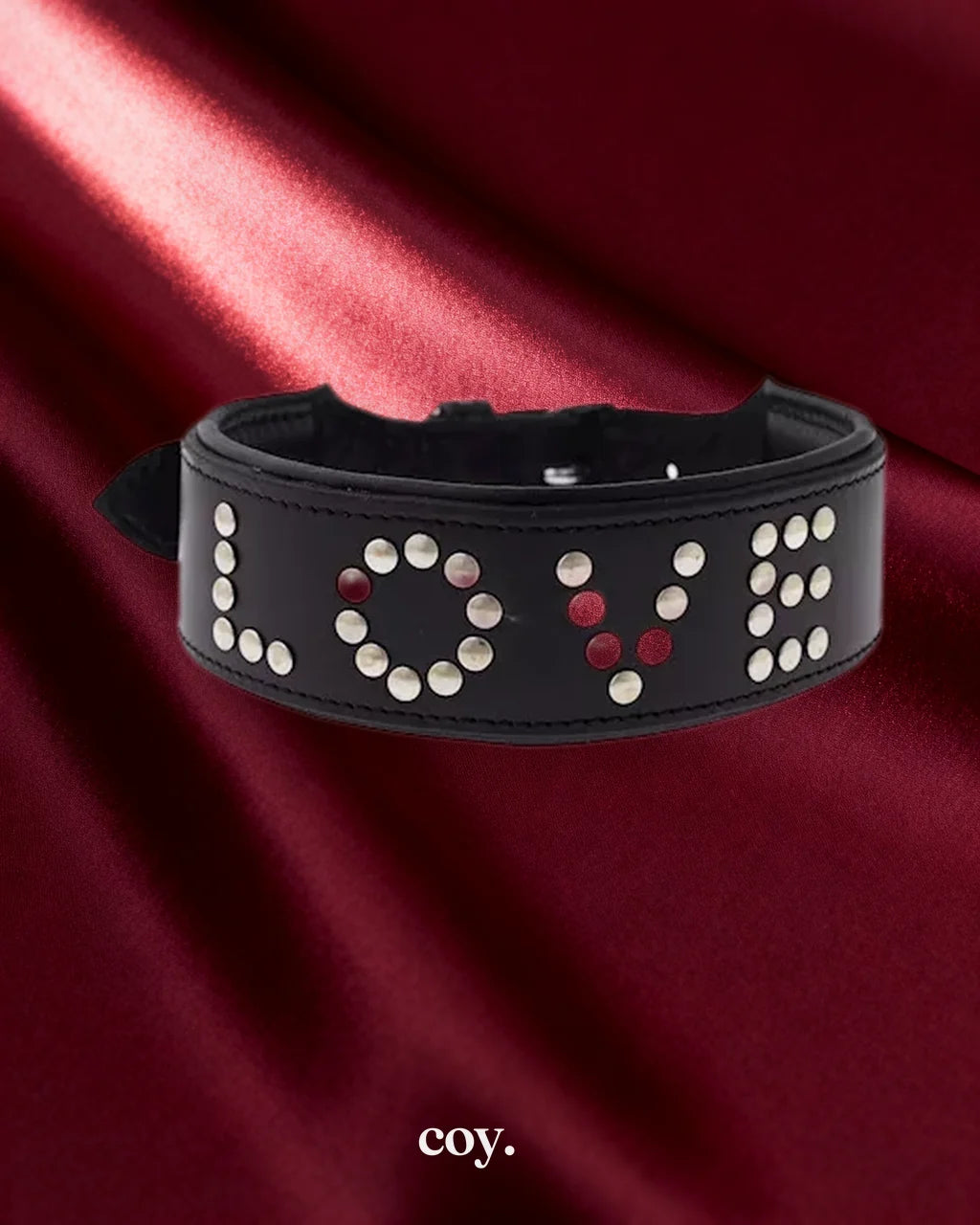Bound X Love Studded Collar — Coy