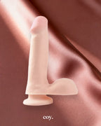 Basix 6 Inch Suction Cup Dildo — Coy