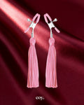 Tickle Me Pink Nipple Clamp Tassels — Coy