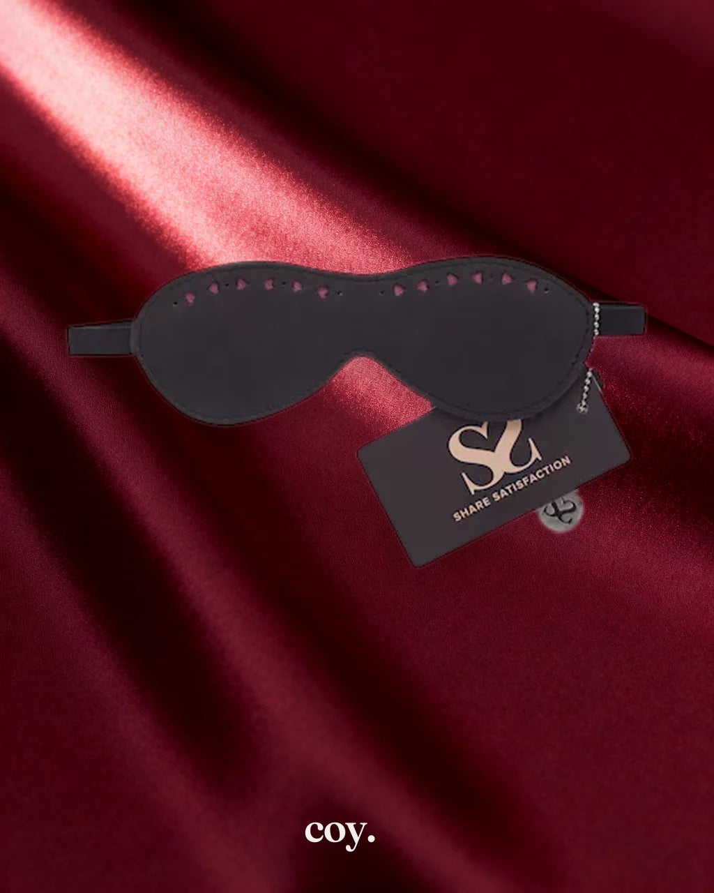 Bound X Double Sided Blindfold — Black / Pink — Coy