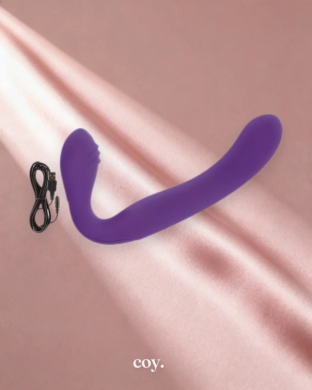 Rechargeable Silicone Love Rider Strapless Strap-On — Coy