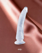 Basix Slim 7 Inch Suction Cup Dildo — Coy