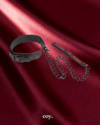 Scandal Collar With Leash — Coy