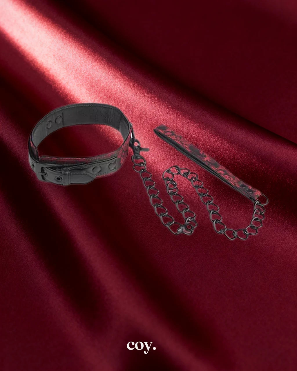Scandal Collar With Leash — Coy