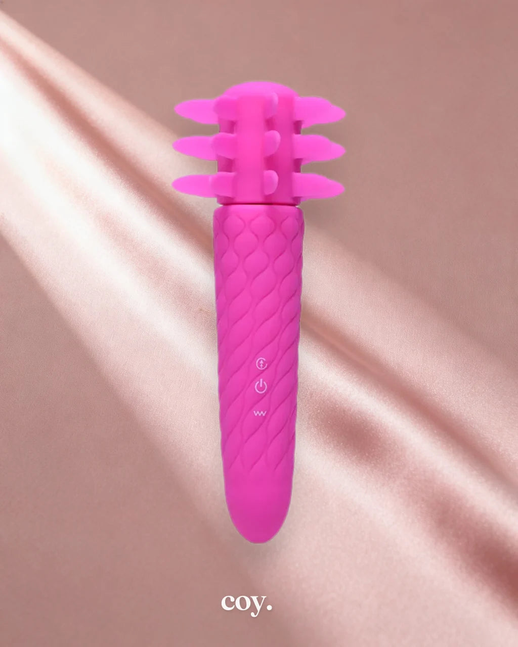 Lingus Clitoral Stimulator with Insertable Vibe Handle 7 Inch — Coy