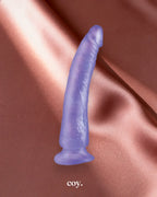 Basix Slim 7 Inch Suction Cup Dildo — Coy