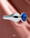 Share Satisfaction Kinki Gnome Gem Butt Plug Medium — Deep Blue — Coy