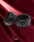 Sinful Black Wrist Cuffs — Coy