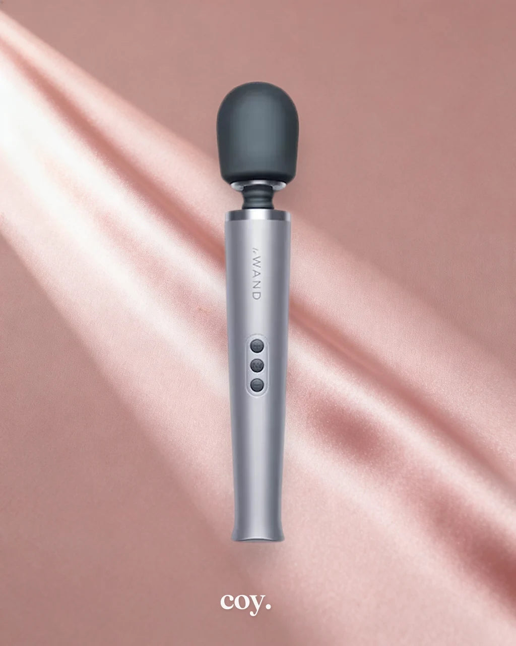 Le Wand Rechargeable Massager 8 Inch — Silver — Coy