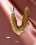 Share Satisfaction Kitty Butt Plug Tail — Brown — Coy